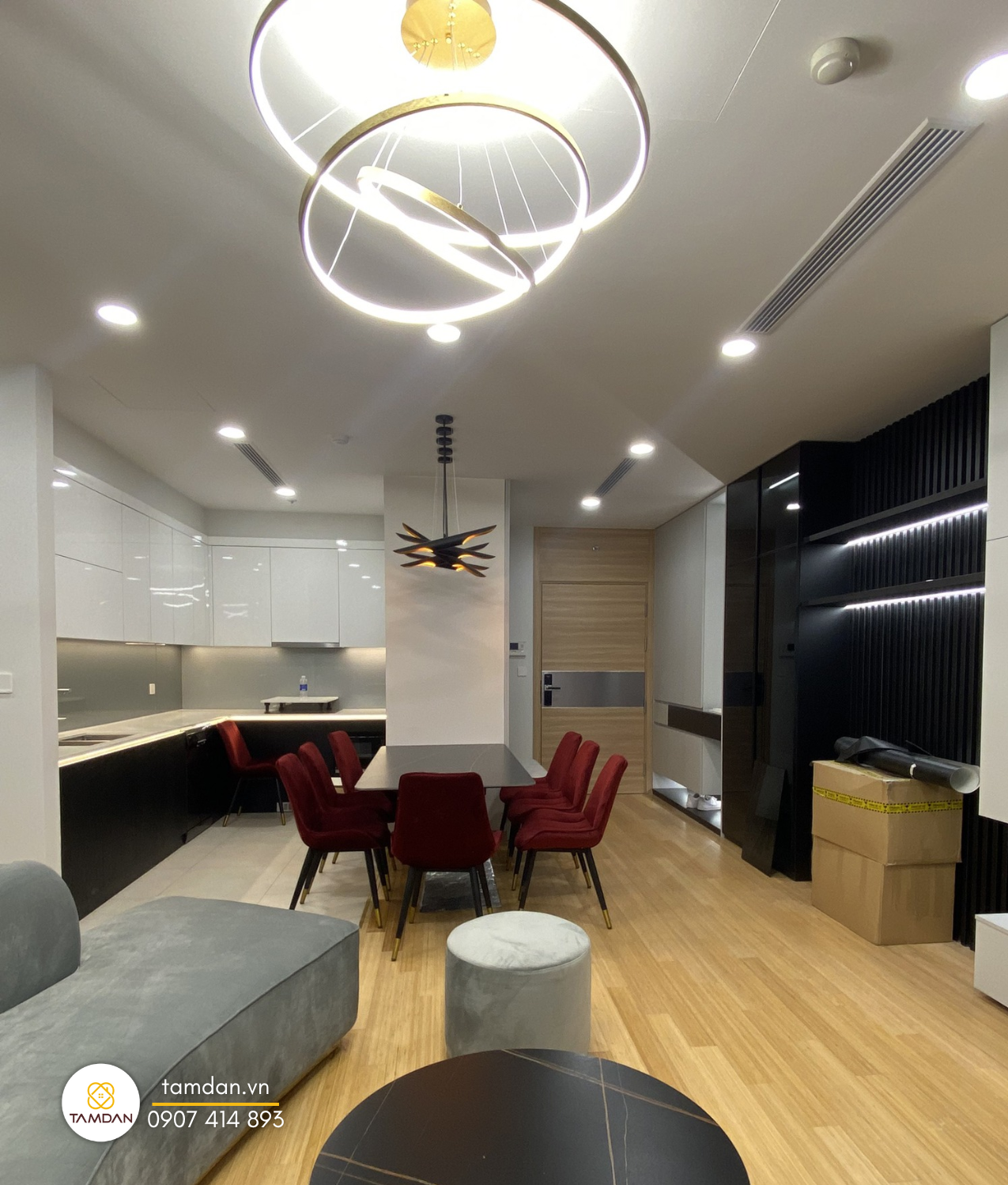 dự án thiết kế và thi công nội thất của Tâm Đan